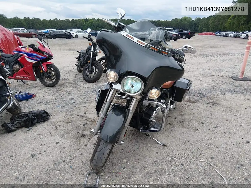 2009 Harley-Davidson Flhx VIN: 1HD1KB4139Y681278 Lot: 45395960