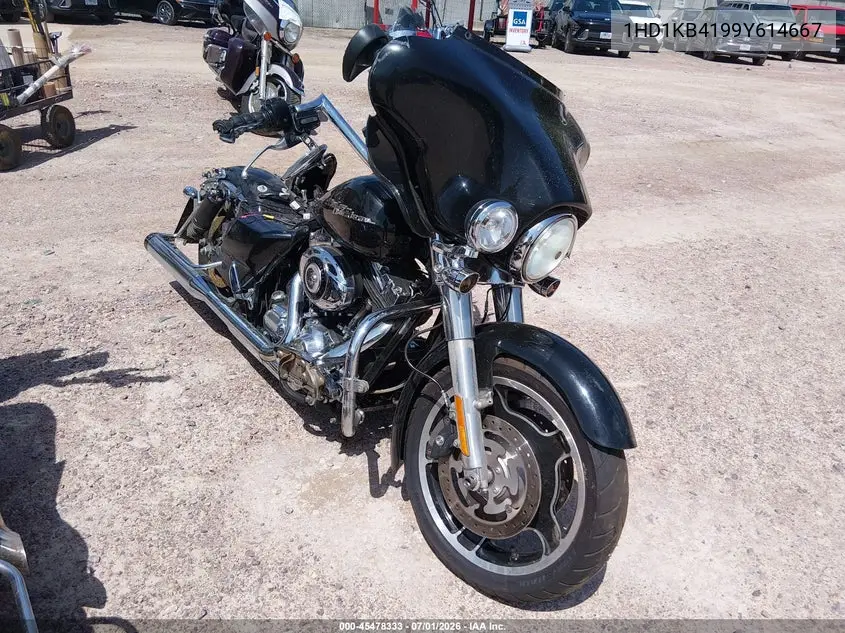 2009 Harley-Davidson Flhx VIN: 1HD1KB4199Y614667 Lot: 45478333