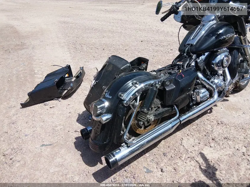 2009 Harley-Davidson Flhx VIN: 1HD1KB4199Y614667 Lot: 45478333