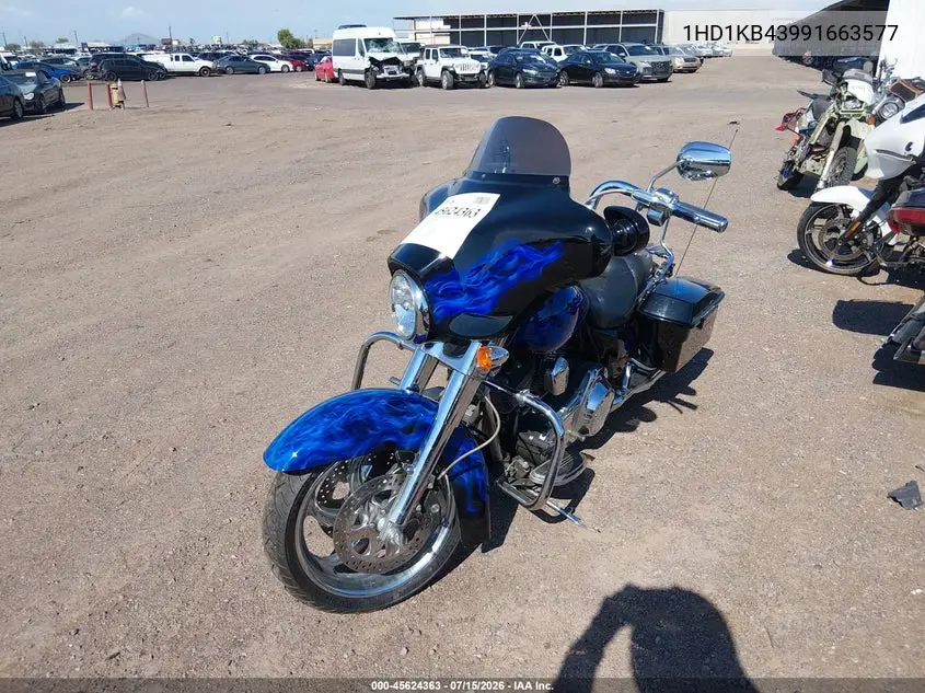 2009 Harley-Davidson Flhx VIN: 1HD1KB43991663577 Lot: 45624363