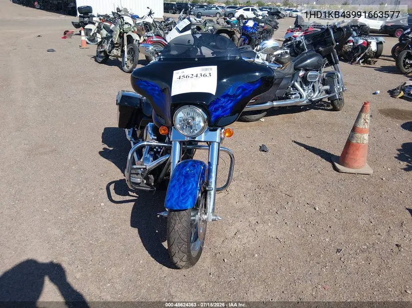 2009 Harley-Davidson Flhx VIN: 1HD1KB43991663577 Lot: 45624363