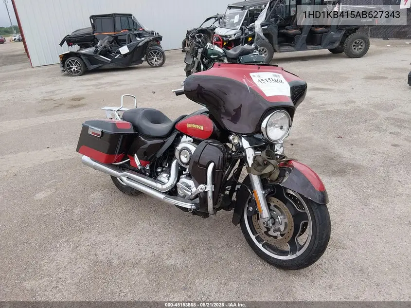 2010 Harley-Davidson Flhx VIN: 1HD1KB415AB627343 Lot: 45153868