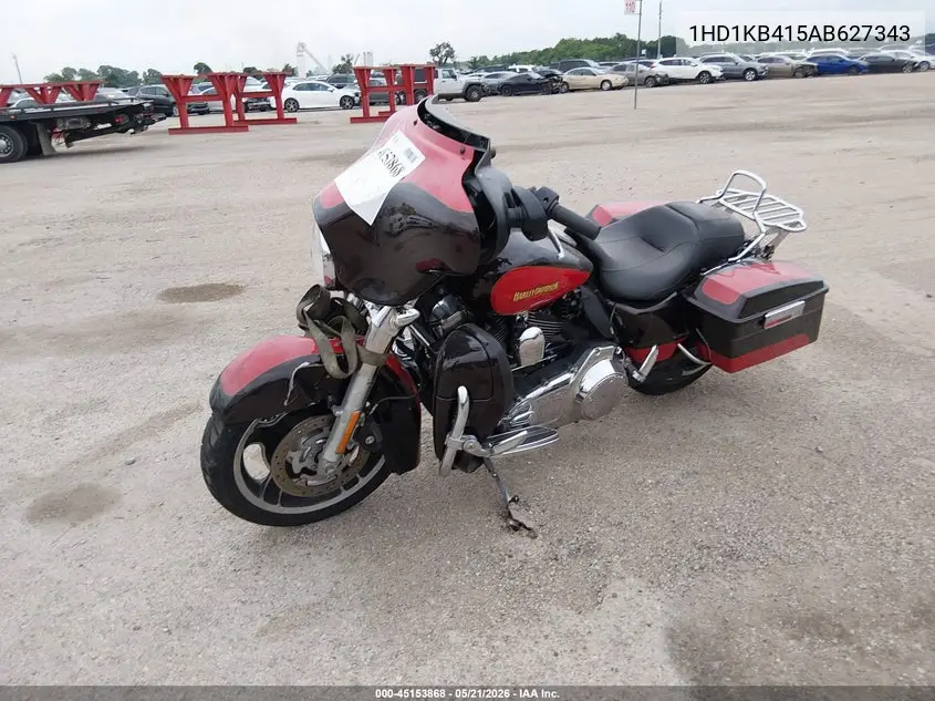2010 Harley-Davidson Flhx VIN: 1HD1KB415AB627343 Lot: 45153868