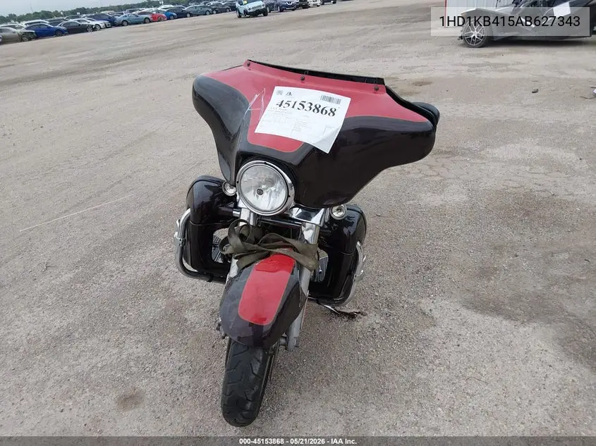 2010 Harley-Davidson Flhx VIN: 1HD1KB415AB627343 Lot: 45153868