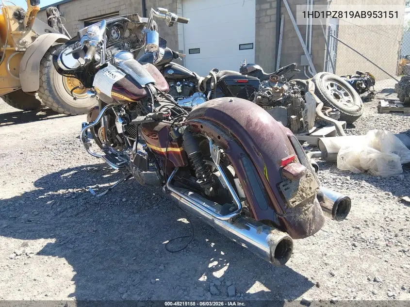 2010 Harley-Davidson Flhxse VIN: 1HD1PZ819AB953151 Lot: 45215158