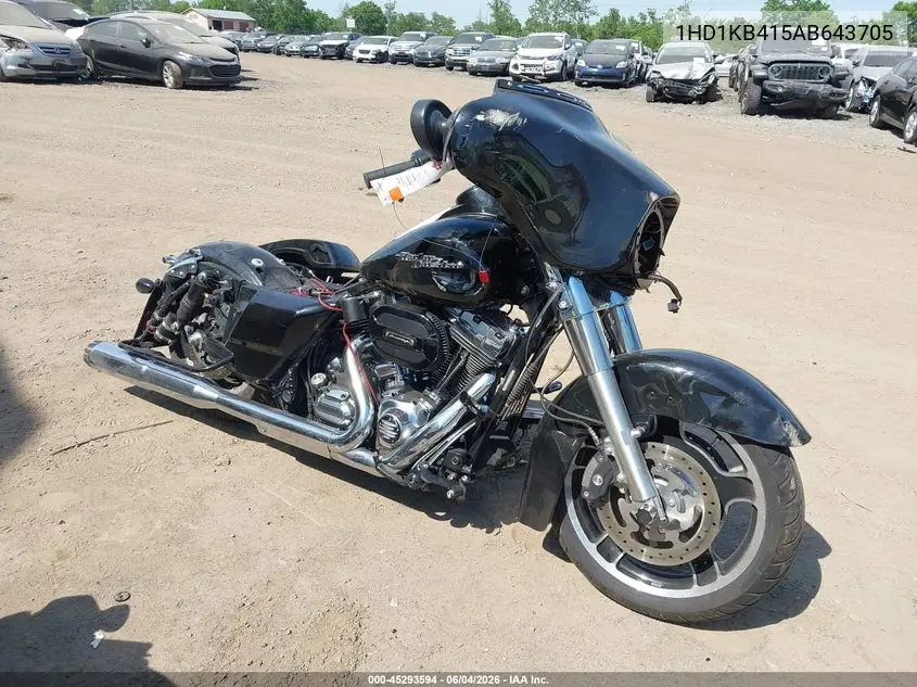 2010 Harley-Davidson Flhx VIN: 1HD1KB415AB643705 Lot: 45293594