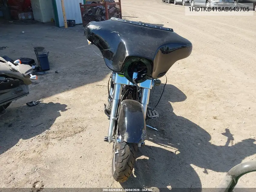 2010 Harley-Davidson Flhx VIN: 1HD1KB415AB643705 Lot: 45293594