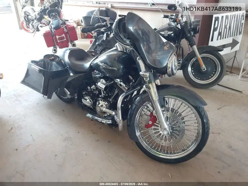 2010 Harley-Davidson Flhx VIN: 1HD1KB417AB633189 Lot: 45524402