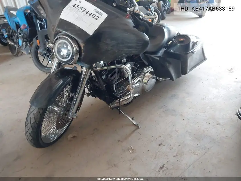 2010 Harley-Davidson Flhx VIN: 1HD1KB417AB633189 Lot: 45524402