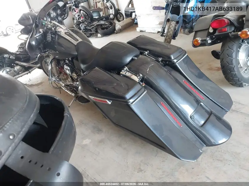 2010 Harley-Davidson Flhx VIN: 1HD1KB417AB633189 Lot: 45524402