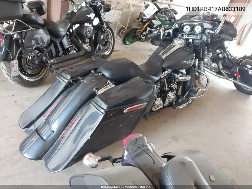 2010 Harley-Davidson Flhx VIN: 1HD1KB417AB633189 Lot: 45524402