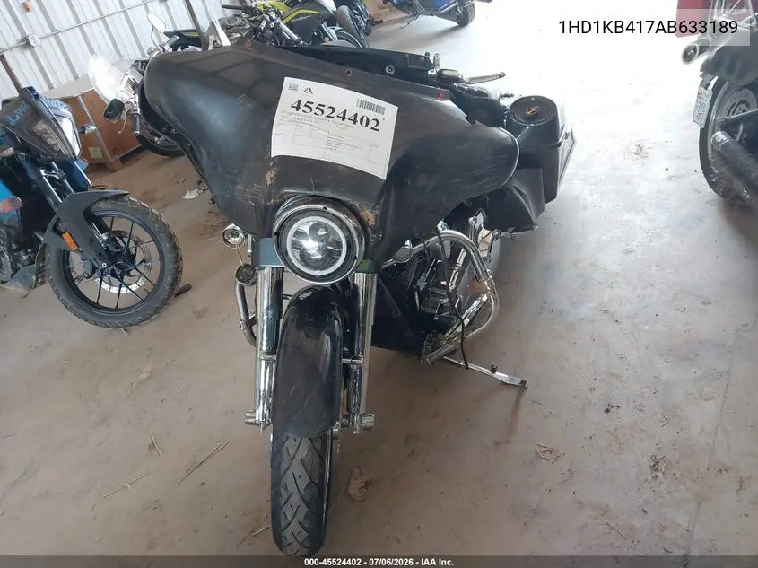 2010 Harley-Davidson Flhx VIN: 1HD1KB417AB633189 Lot: 45524402
