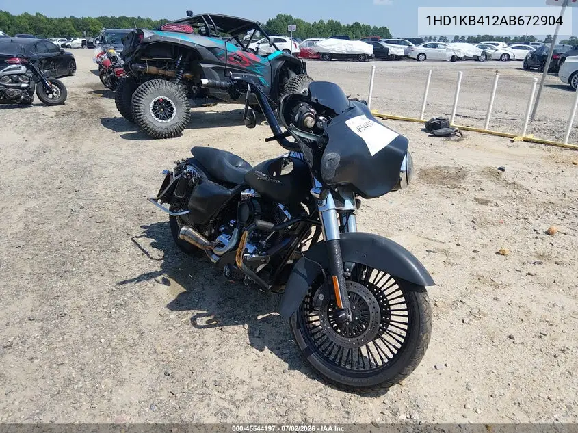 2010 Harley-Davidson Flhx VIN: 1HD1KB412AB672904 Lot: 45544197