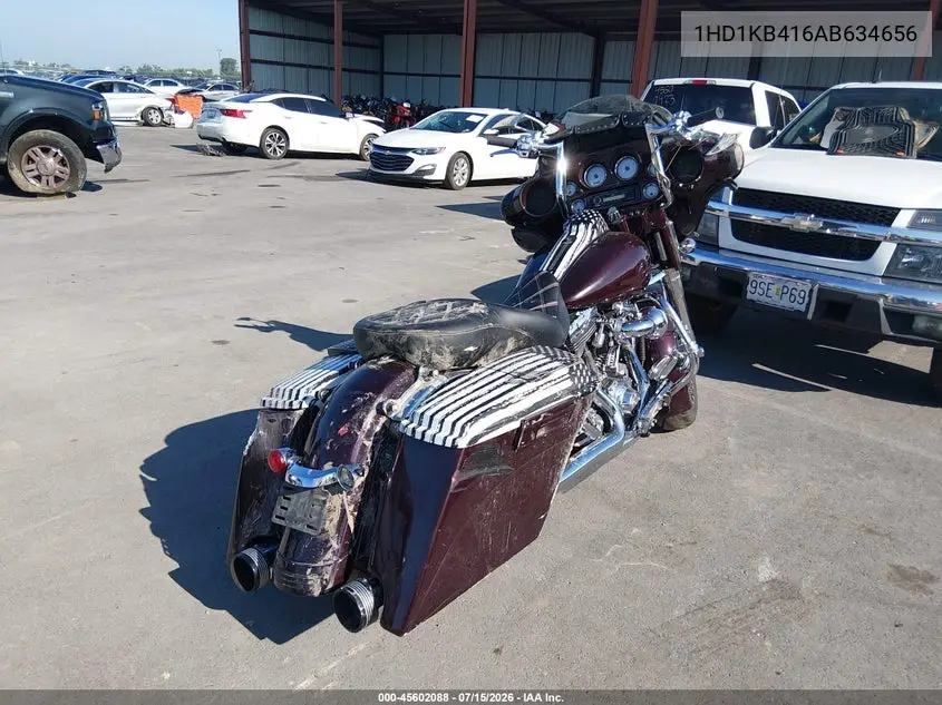 2010 Harley-Davidson Flhx VIN: 1HD1KB416AB634656 Lot: 45602088