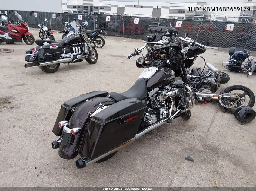2011 Harley-Davidson Flhx VIN: 1HD1KBM16BB669179 Lot: 45179694