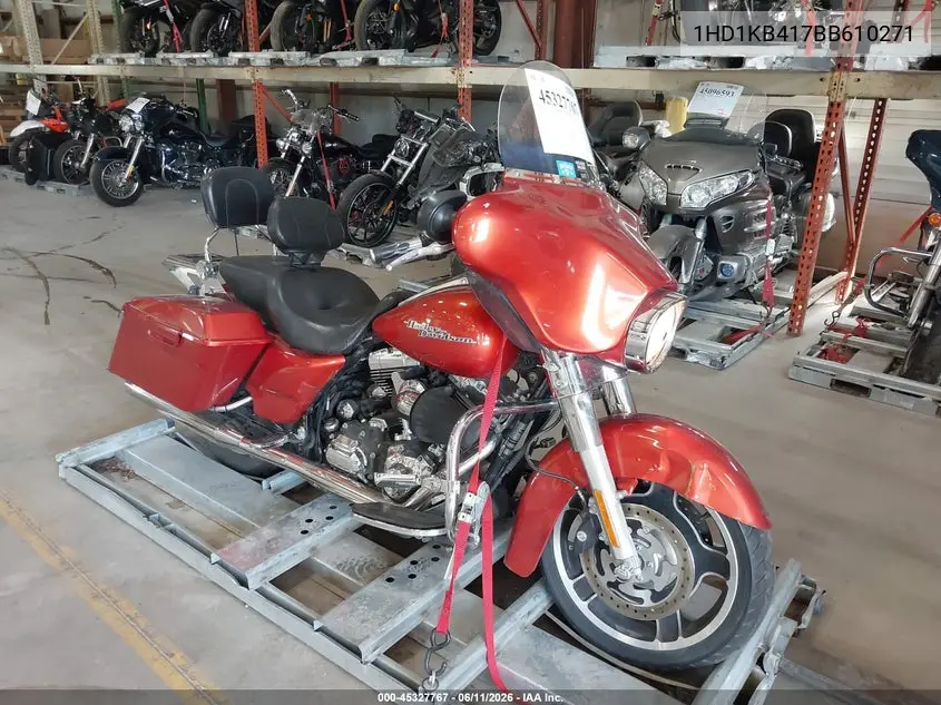 2011 Harley-Davidson Flhx VIN: 1HD1KB417BB610271 Lot: 45327767