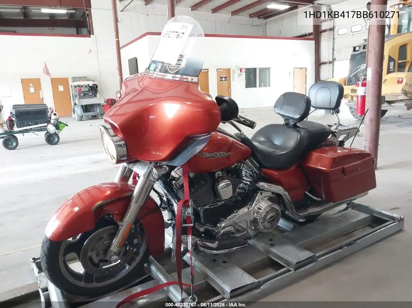 2011 Harley-Davidson Flhx VIN: 1HD1KB417BB610271 Lot: 45327767