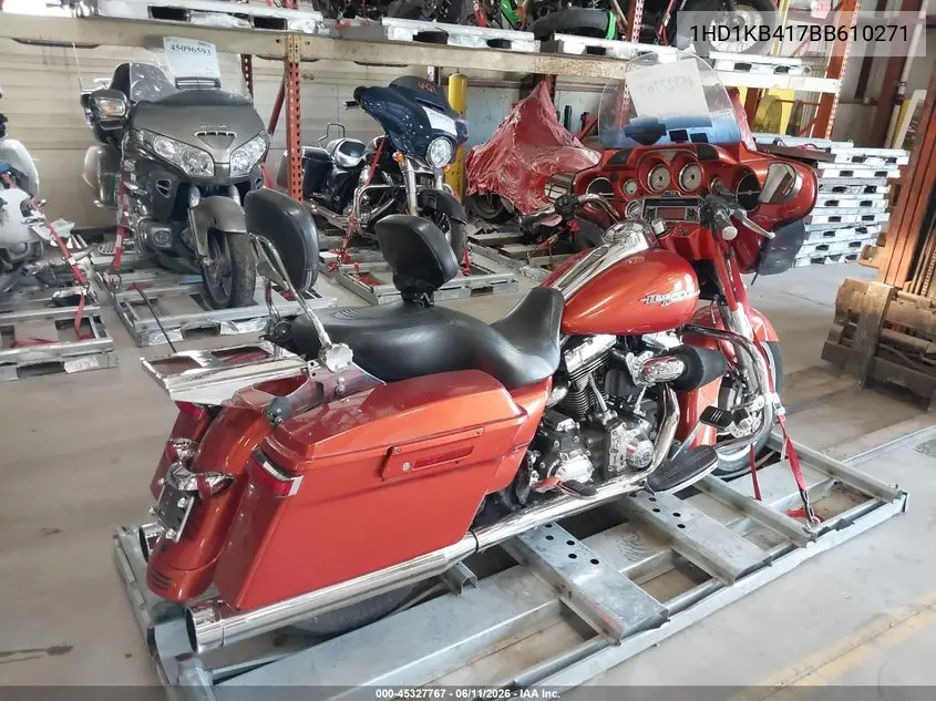 2011 Harley-Davidson Flhx VIN: 1HD1KB417BB610271 Lot: 45327767