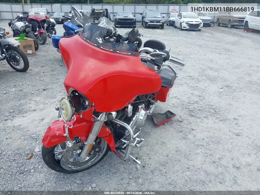 2011 Harley-Davidson Flhx VIN: 1HD1KBM11BB666819 Lot: 45370035