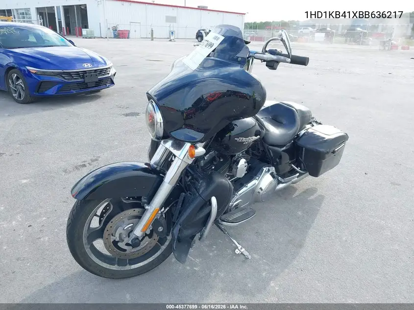 2011 Harley-Davidson Flhx VIN: 1HD1KB41XBB636217 Lot: 45377699
