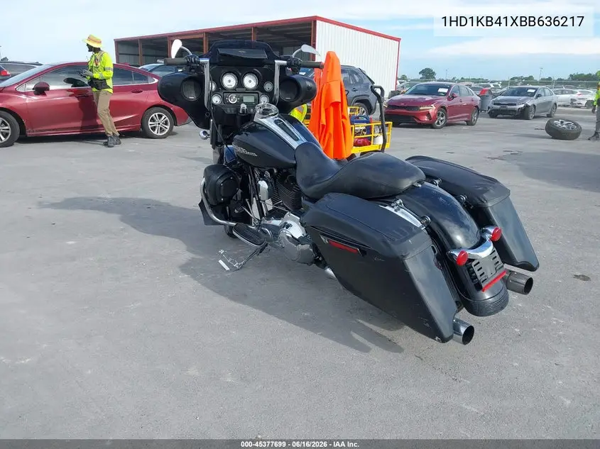2011 Harley-Davidson Flhx VIN: 1HD1KB41XBB636217 Lot: 45377699