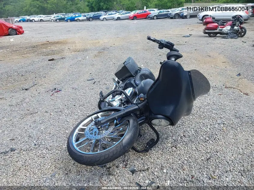 2011 Harley-Davidson Flhx VIN: 1HD1KBM10BB655004 Lot: 45446088