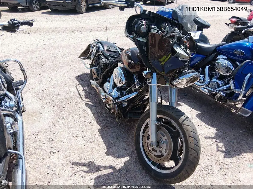 2011 Harley-Davidson Flhx VIN: 1HD1KBM16BB654049 Lot: 45460651