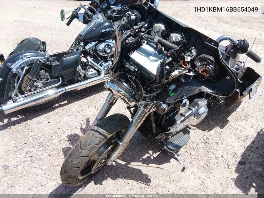 2011 Harley-Davidson Flhx VIN: 1HD1KBM16BB654049 Lot: 45460651