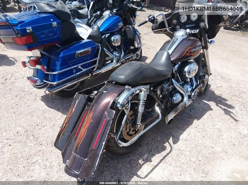 2011 Harley-Davidson Flhx VIN: 1HD1KBM16BB654049 Lot: 45460651