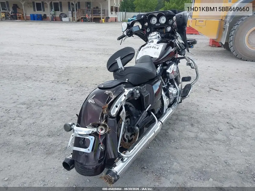 2011 Harley-Davidson Flhx VIN: 1HD1KBM15BB669660 Lot: 45488464