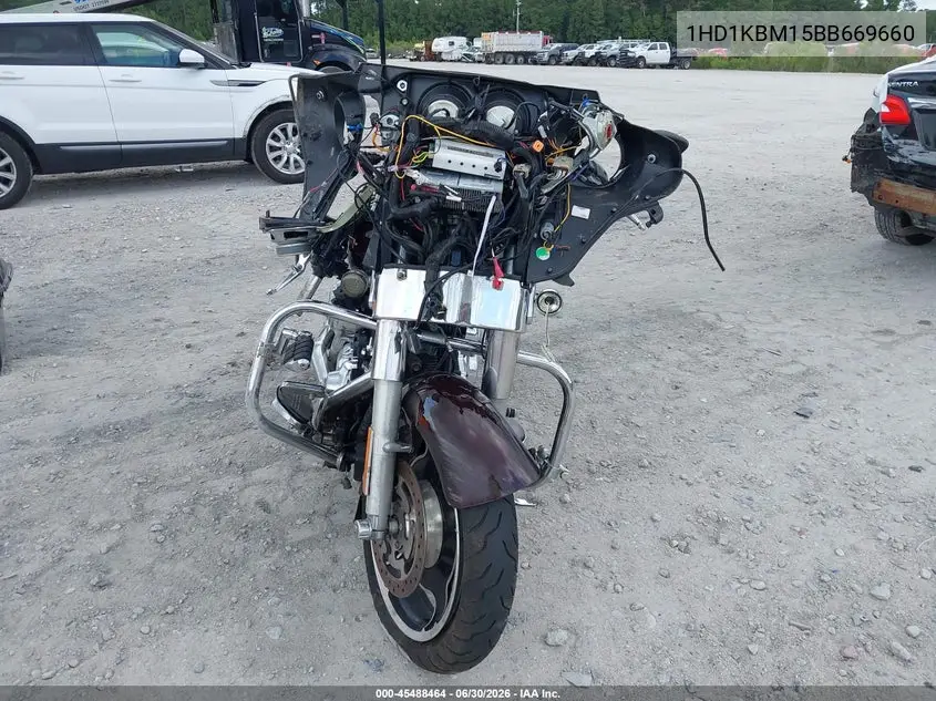 2011 Harley-Davidson Flhx VIN: 1HD1KBM15BB669660 Lot: 45488464