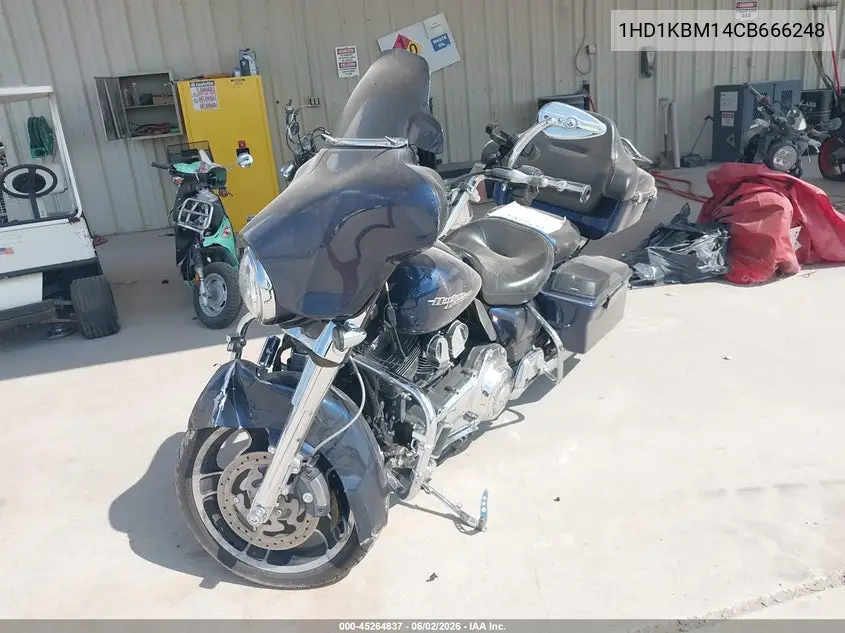 2012 Harley-Davidson Flhx Street Glide VIN: 1HD1KBM14CB666248 Lot: 45264837