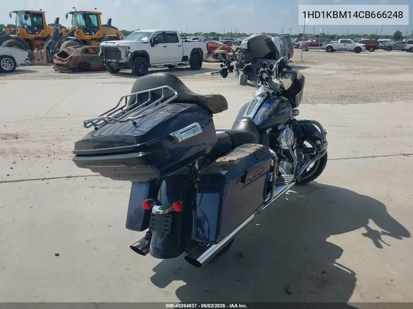 2012 Harley-Davidson Flhx Street Glide VIN: 1HD1KBM14CB666248 Lot: 45264837