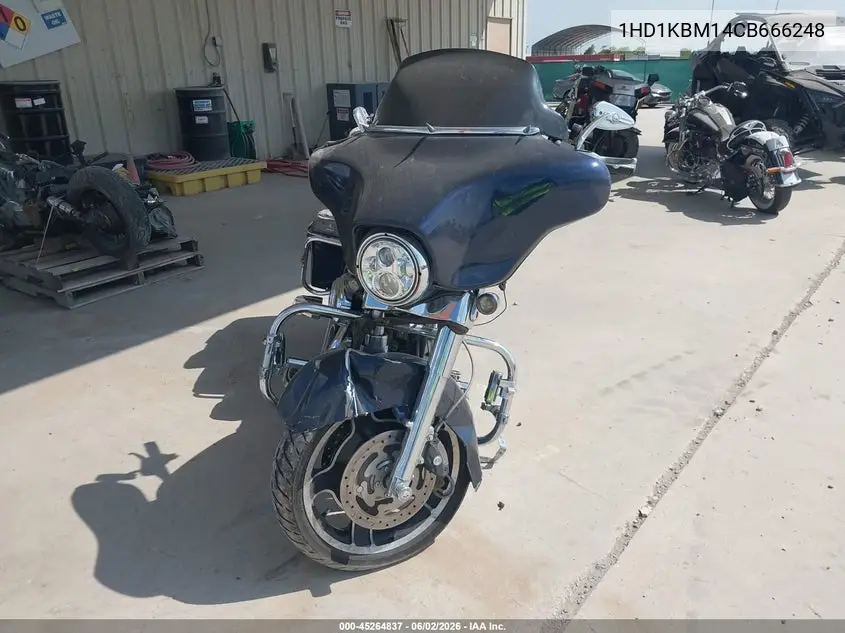 2012 Harley-Davidson Flhx Street Glide VIN: 1HD1KBM14CB666248 Lot: 45264837