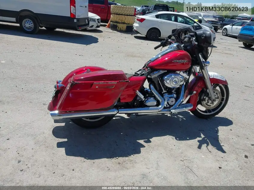 2012 Harley-Davidson Flhx Street Glide VIN: 1HD1KBM33CB620623 Lot: 45285080