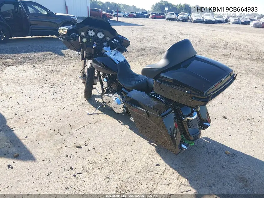 2012 Harley-Davidson Flhx Street Glide VIN: 1HD1KBM19CB664933 Lot: 45301344