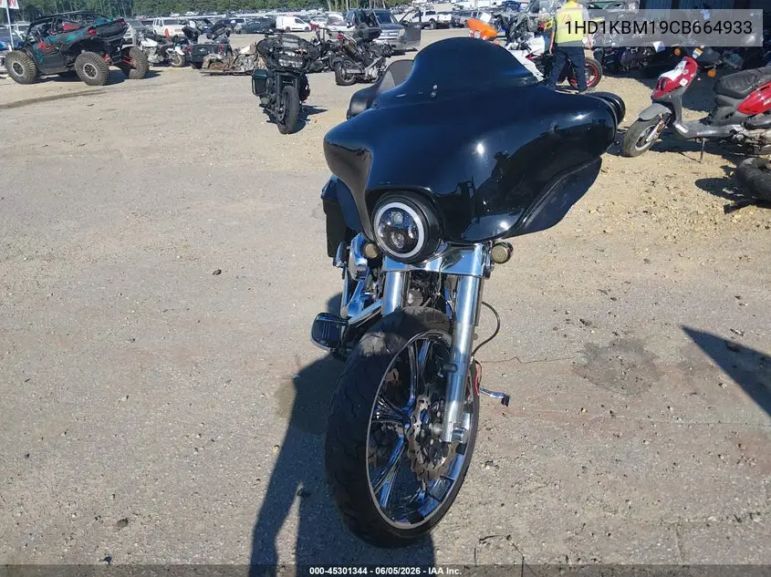 2012 Harley-Davidson Flhx Street Glide VIN: 1HD1KBM19CB664933 Lot: 45301344
