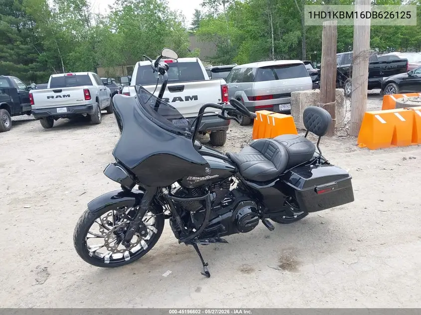2013 Harley-Davidson Flhx Street Glide VIN: 1HD1KBM16DB626125 Lot: 45196602