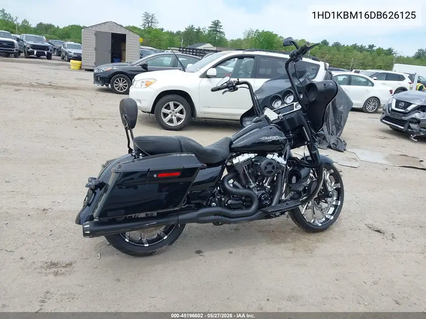 2013 Harley-Davidson Flhx Street Glide VIN: 1HD1KBM16DB626125 Lot: 45196602
