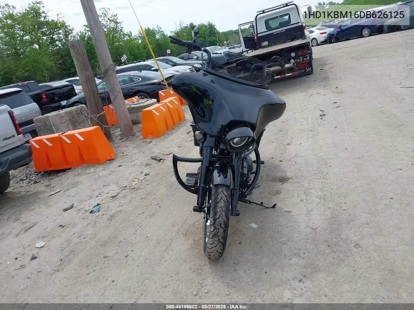 2013 Harley-Davidson Flhx Street Glide VIN: 1HD1KBM16DB626125 Lot: 45196602