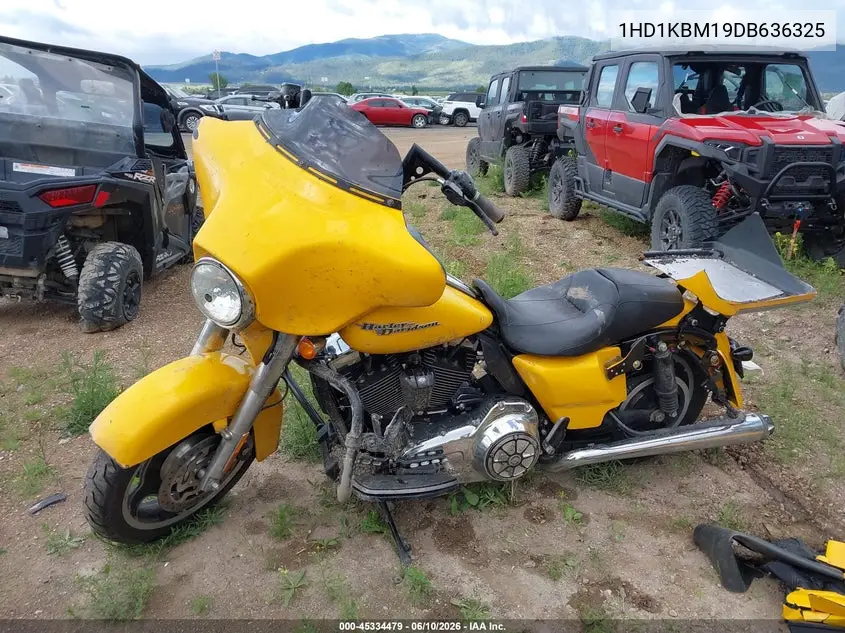 2013 Harley-Davidson Flhx Street Glide VIN: 1HD1KBM19DB636325 Lot: 45334479