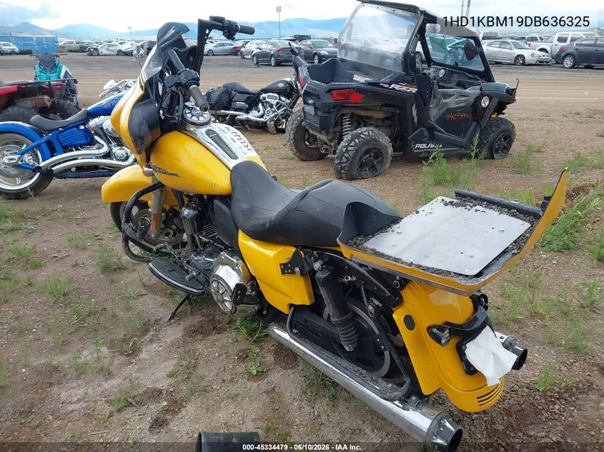 2013 Harley-Davidson Flhx Street Glide VIN: 1HD1KBM19DB636325 Lot: 45334479