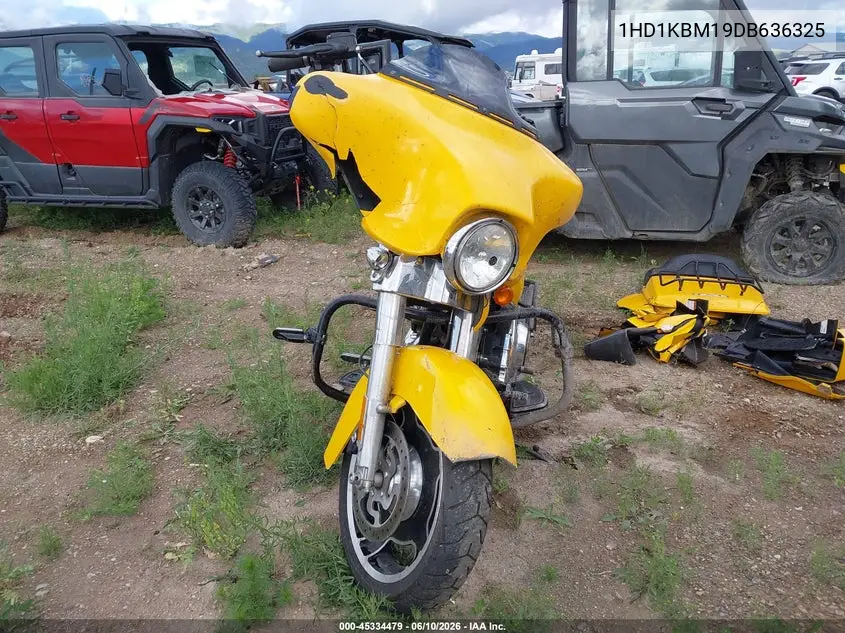2013 Harley-Davidson Flhx Street Glide VIN: 1HD1KBM19DB636325 Lot: 45334479