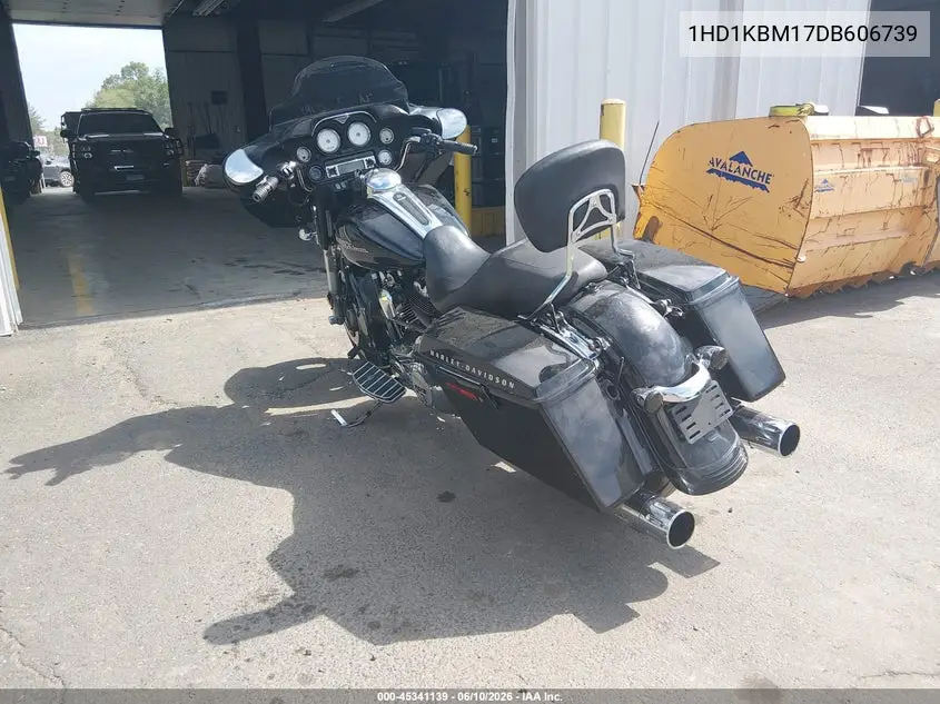 2013 Harley-Davidson Flhx Street Glide VIN: 1HD1KBM17DB606739 Lot: 45341139