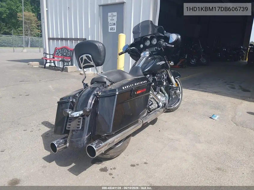 2013 Harley-Davidson Flhx Street Glide VIN: 1HD1KBM17DB606739 Lot: 45341139