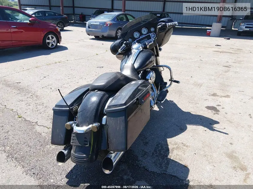 2013 Harley-Davidson Flhx Street Glide VIN: 1HD1KBM19DB616365 Lot: 45397996