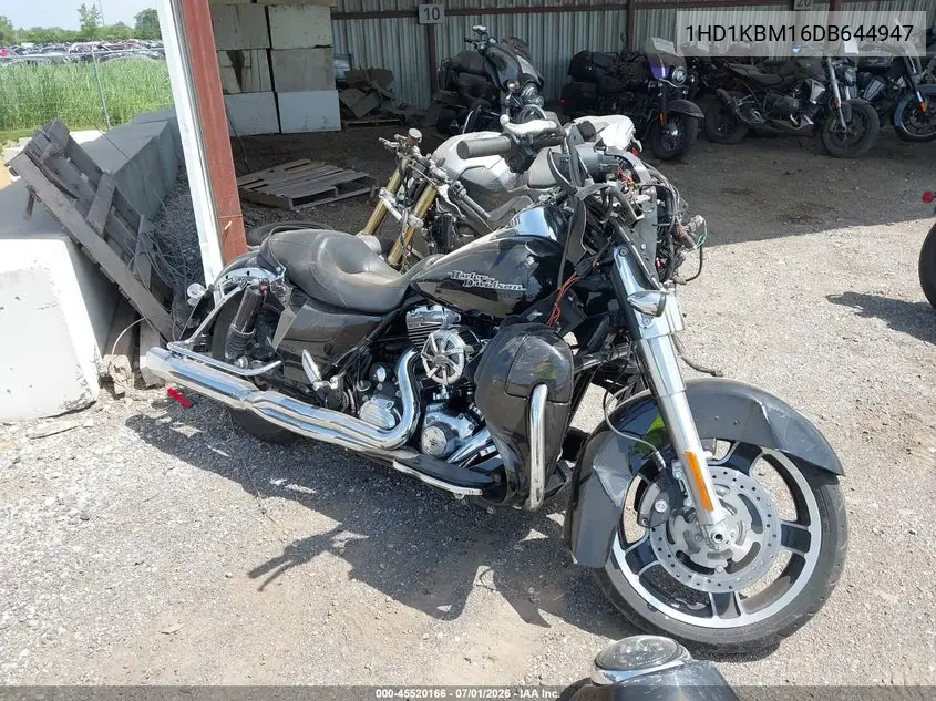 2013 Harley-Davidson Flhx Street Glide VIN: 1HD1KBM16DB644947 Lot: 45520166