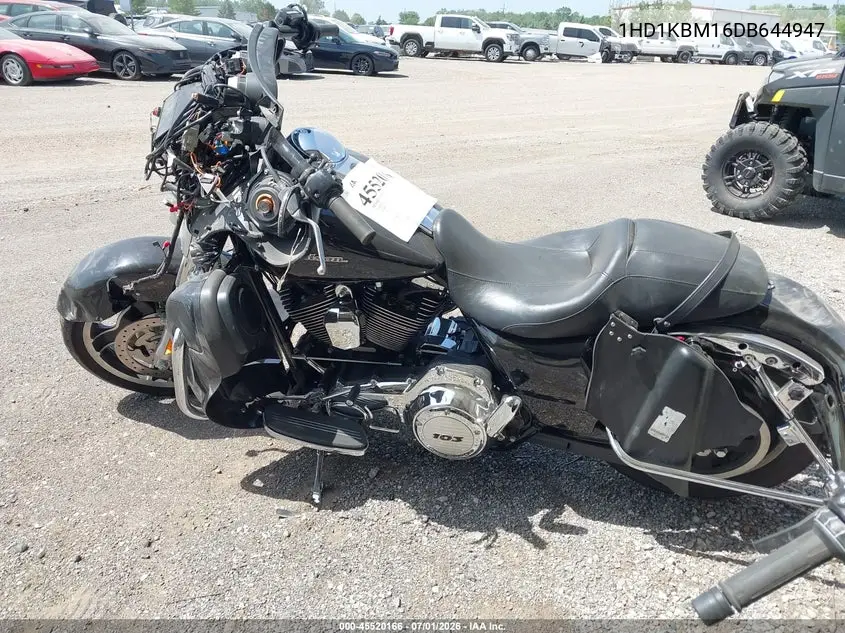 2013 Harley-Davidson Flhx Street Glide VIN: 1HD1KBM16DB644947 Lot: 45520166