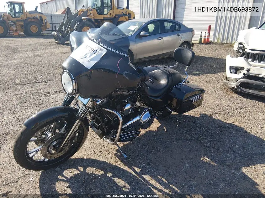 2013 Harley-Davidson Flhx Street Glide VIN: 1HD1KBM14DB693872 Lot: 45525021