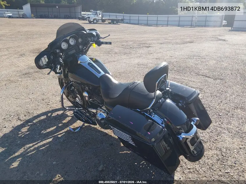 2013 Harley-Davidson Flhx Street Glide VIN: 1HD1KBM14DB693872 Lot: 45525021